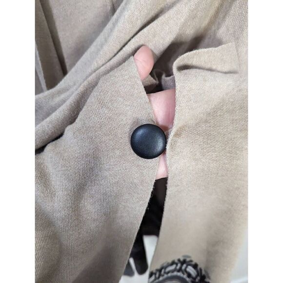 Joseph A Women's Neutral Patterned Kimono Sweater - One Size - Picture 5 of 8